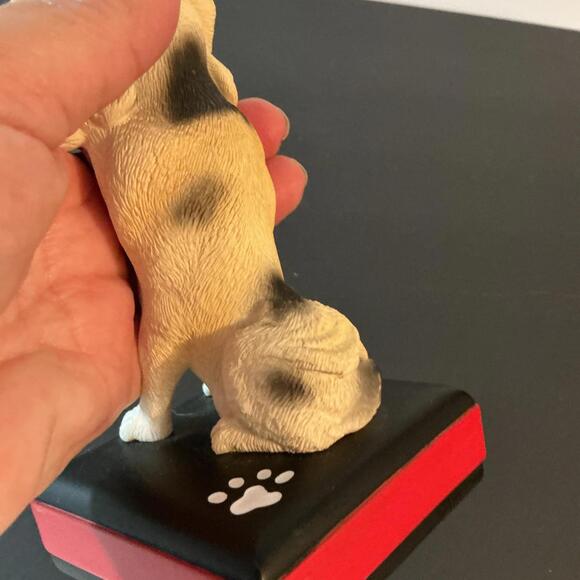 Tough Guy Twisted Whiskers Dog Figurine Because Life Can Be Ruff AGC - Picture 9 of 11